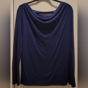Beautiful, Blue, Long Sleeve, Large, Blouse from Ann Taylor Loft. *Looks New*